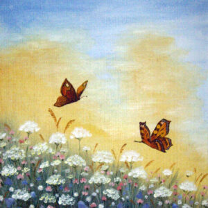 Fjärilar på sommaräng - 022