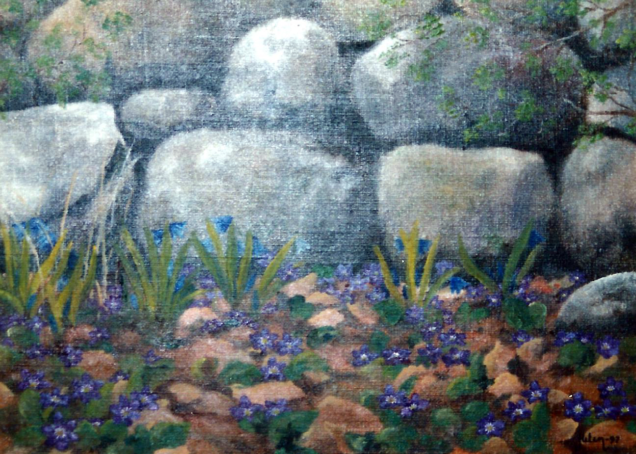 Vid stenmuren om våren - 293